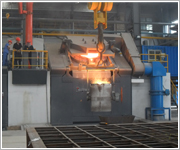 Liquid iron from furnace to ladle