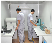 Direct-reading air permeability testing apparatus and digital hydraulic strength testing equipment